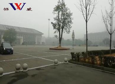 祥威-防撞柱实车碰撞测试视频